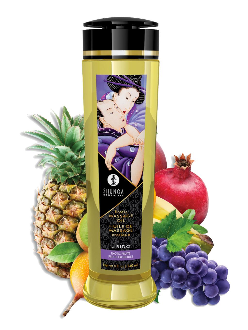 Shunga Erotic Massage Oil - Libido Exotic Fruits - 240ml