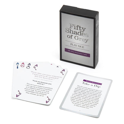 Fifty Shades Play Nice Talk Dirty Card Game