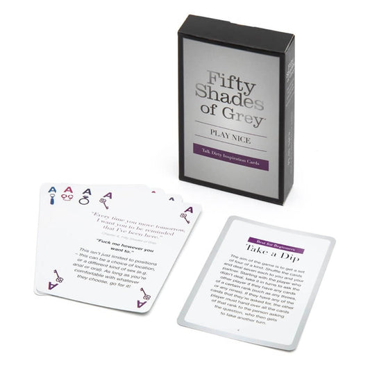 Fifty Shades Play Nice Talk Dirty Card Game