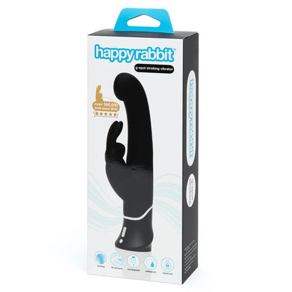 Lovehoney Happy Rabbit G-Spot Stroking Vibrator - Black