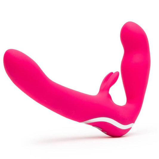 Lovehoney Happy Rabbit Strapless Strap On Rabbit Vibe - Pink