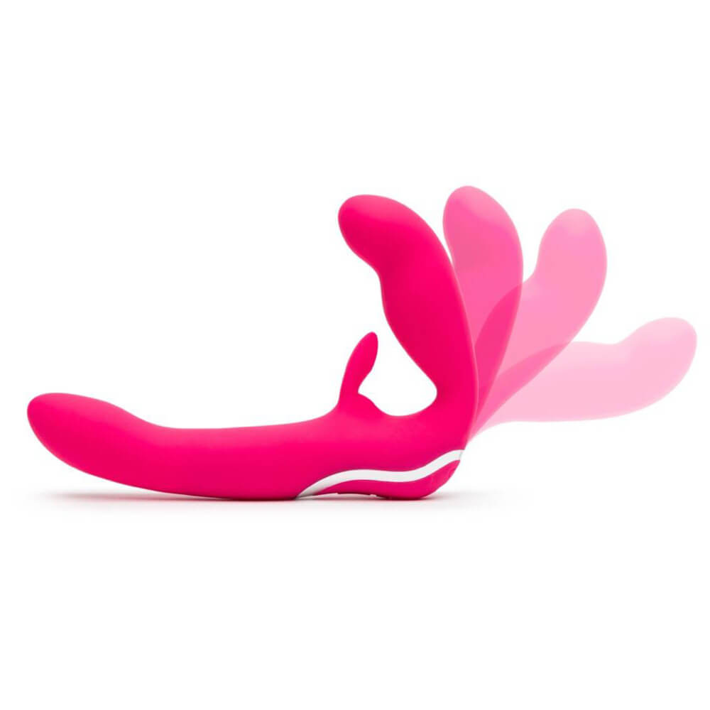 Lovehoney Happy Rabbit Strapless Strap On Rabbit Vibe - Pink