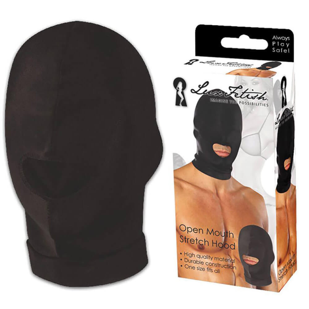 Lux Fetish Open Mouth Stretch Hood