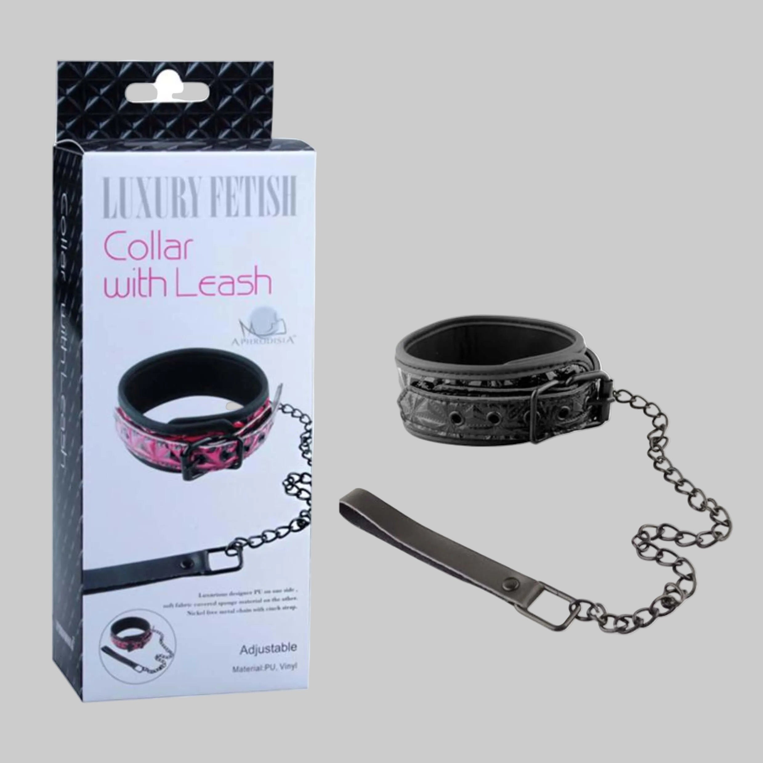 Luxury Fetish - Collar With Leash