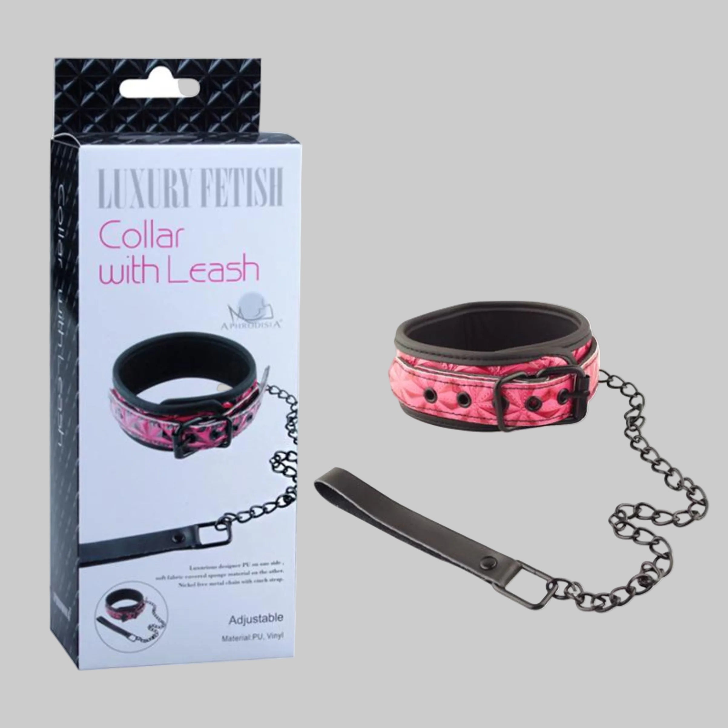 Luxury Fetish - Collar With Leash