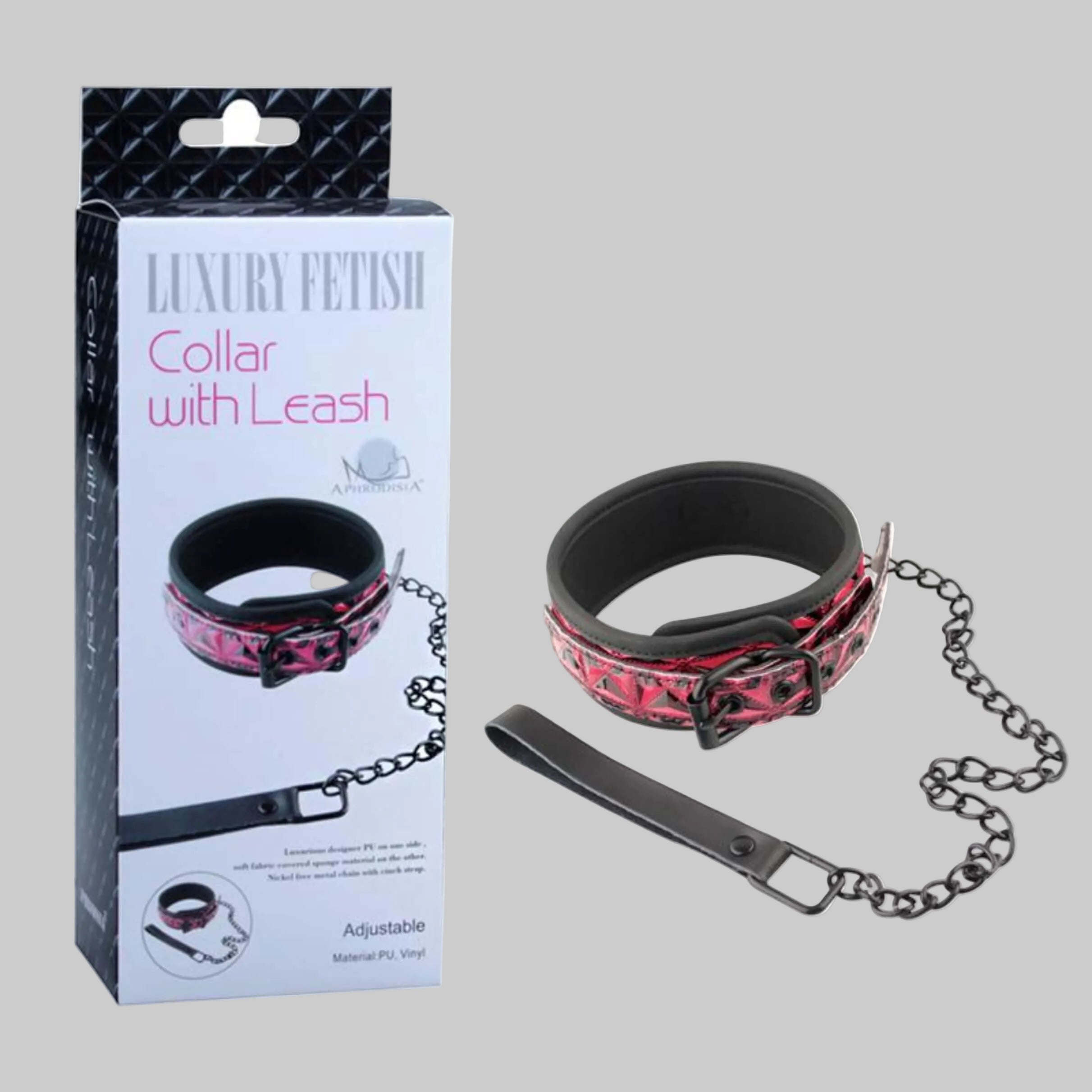 Luxury Fetish - Collar With Leash