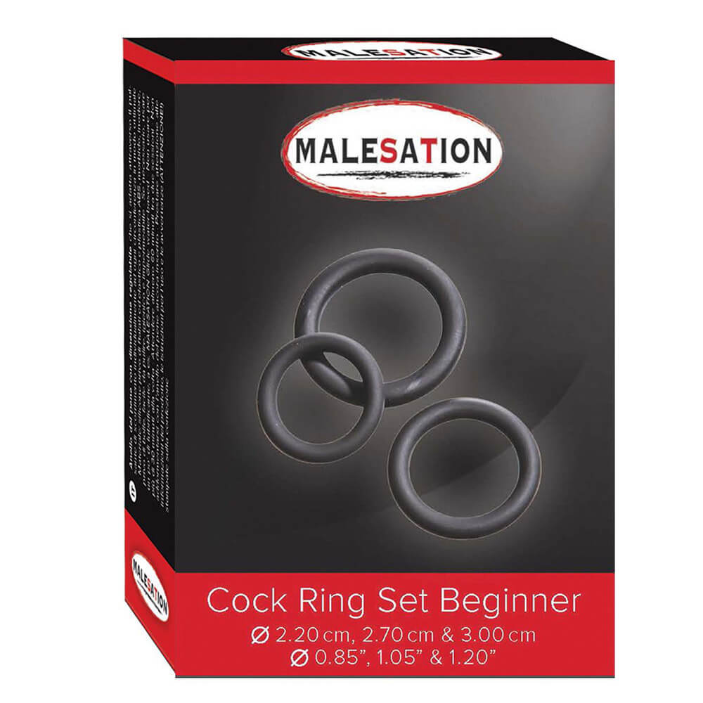 Malesation Cock Ring Beginner Set