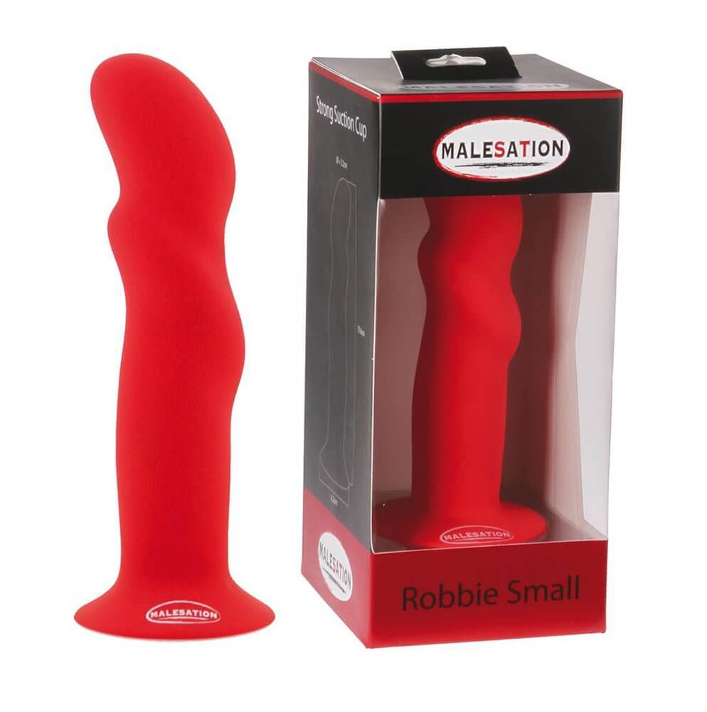 Malesation Robbie Dildo - Red - Small