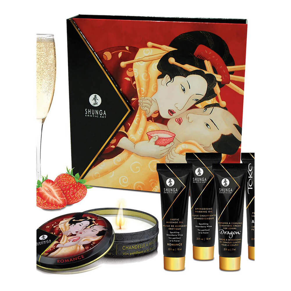 Shunga Geisha's Secret Collection Sparkling Strawberry Wine