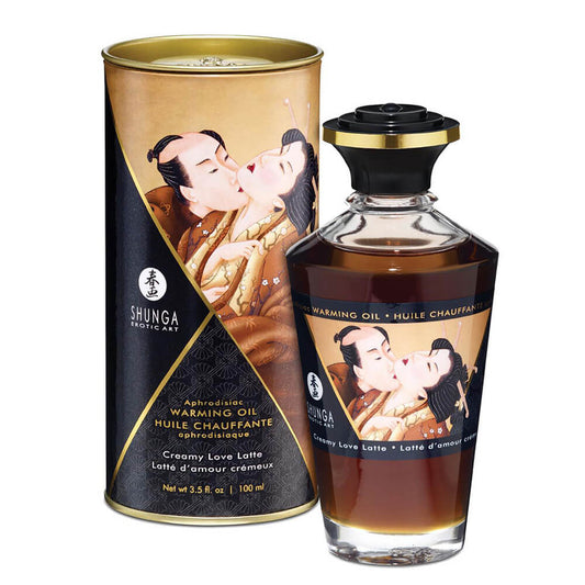 Shunga Intimate Kisses Oil - Creamy Love Latte - 100ml