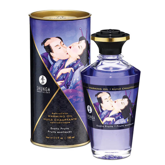 Shunga Intimate Kisses Oil - Exotic Fruits - 100ml