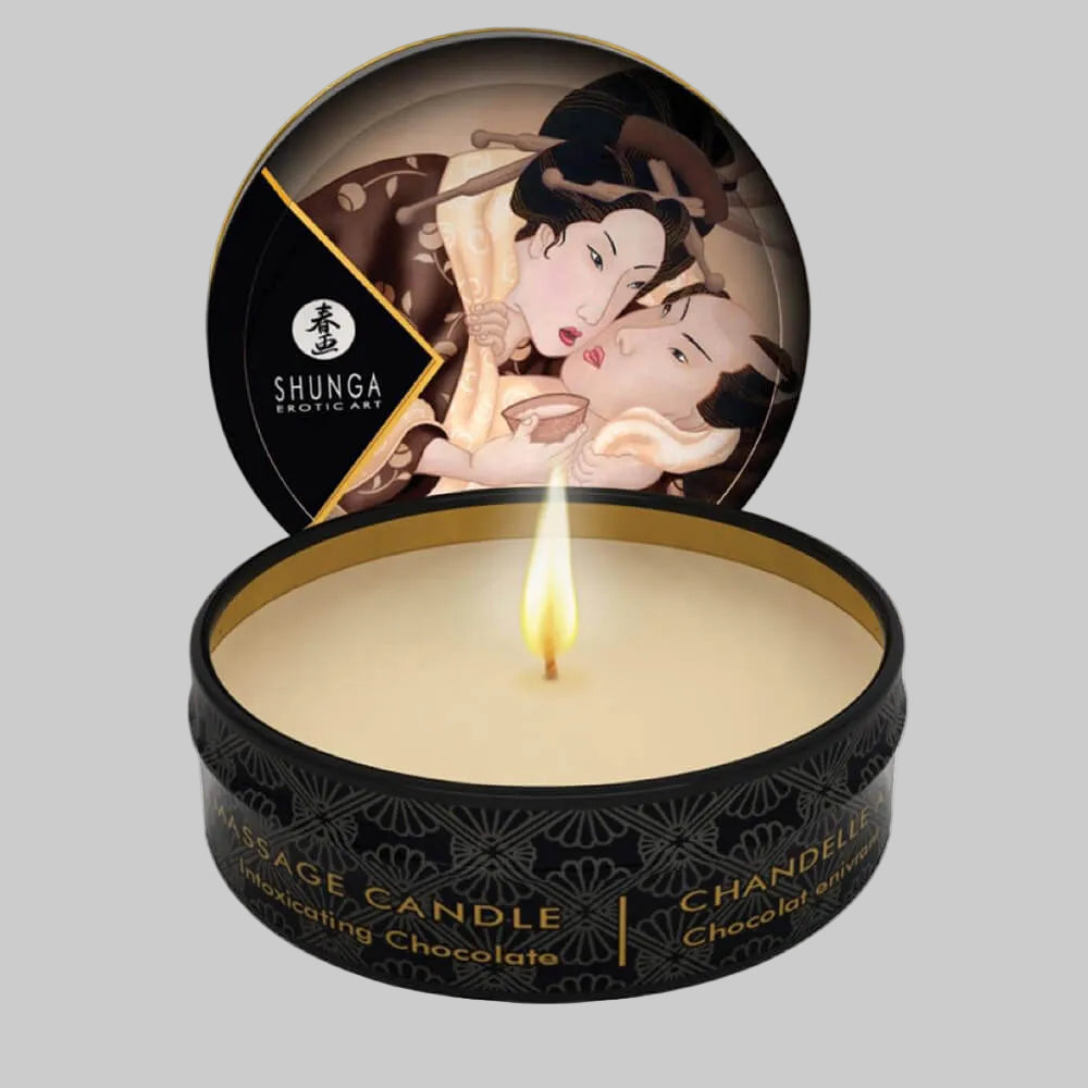 Shunga Massage Candle 6pcs - Chocolate