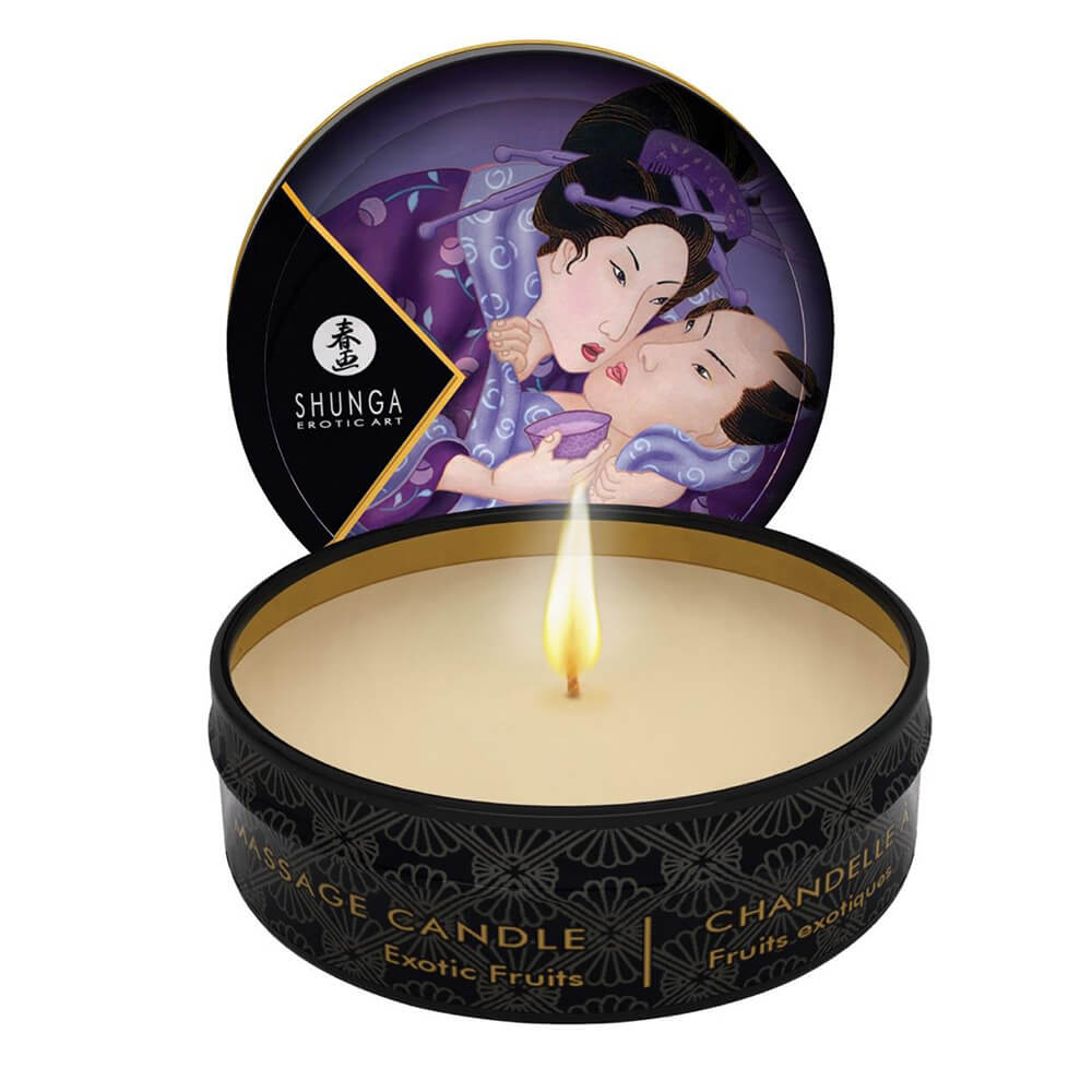 Shunga Massage Candle 6 pcs - Exotic Fruit