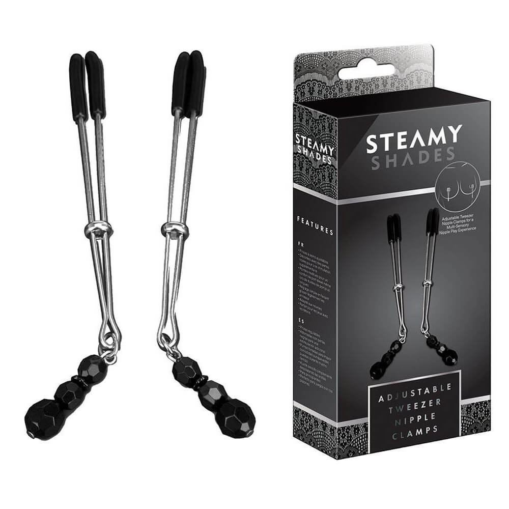 Steamy Shades Adjustable Tweezer Nipple Clamps