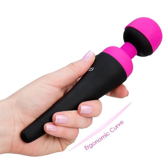 Swan Palm Power Rechargeable Massager - Fuchsia
