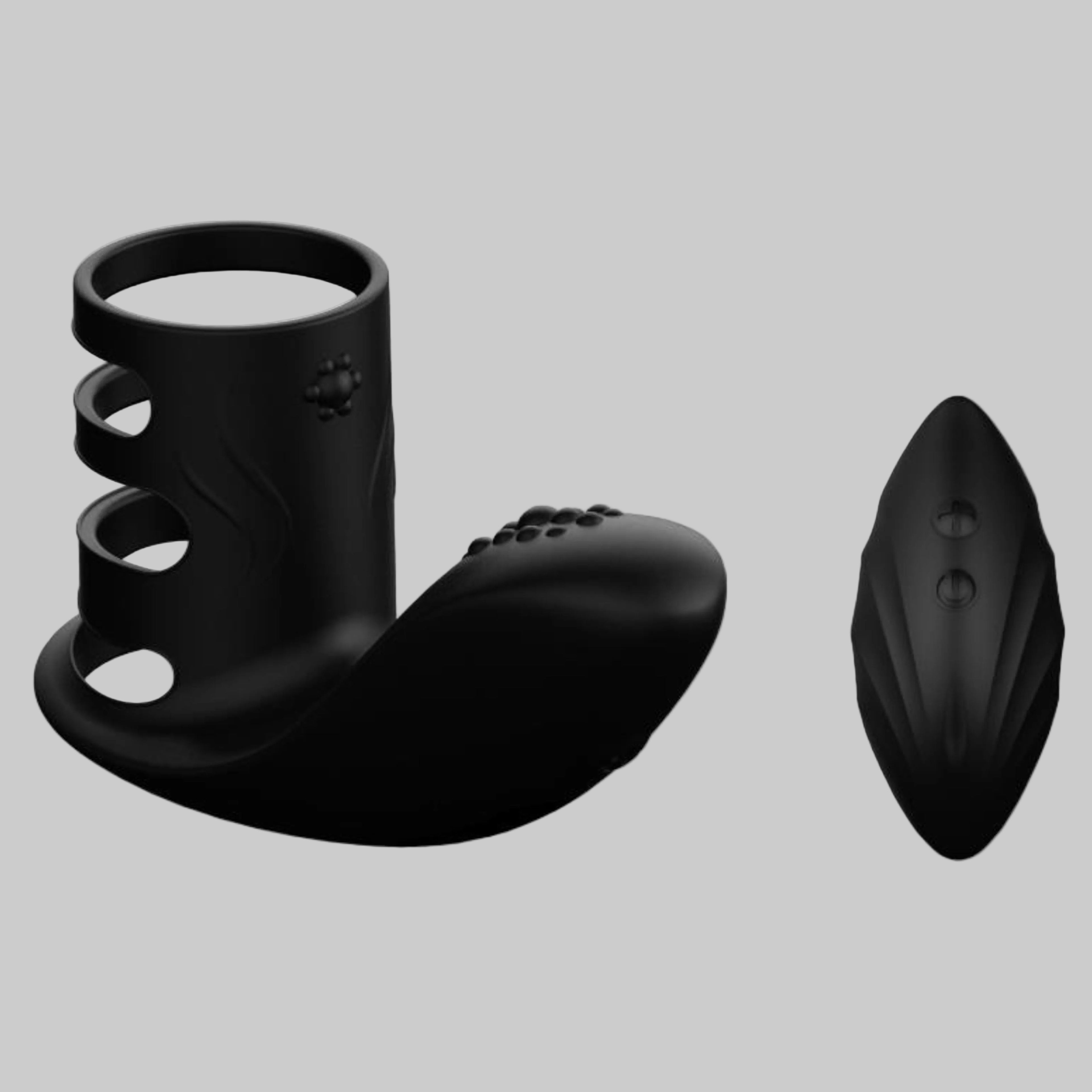 VIBRATING COCK RING WITH REMOTE