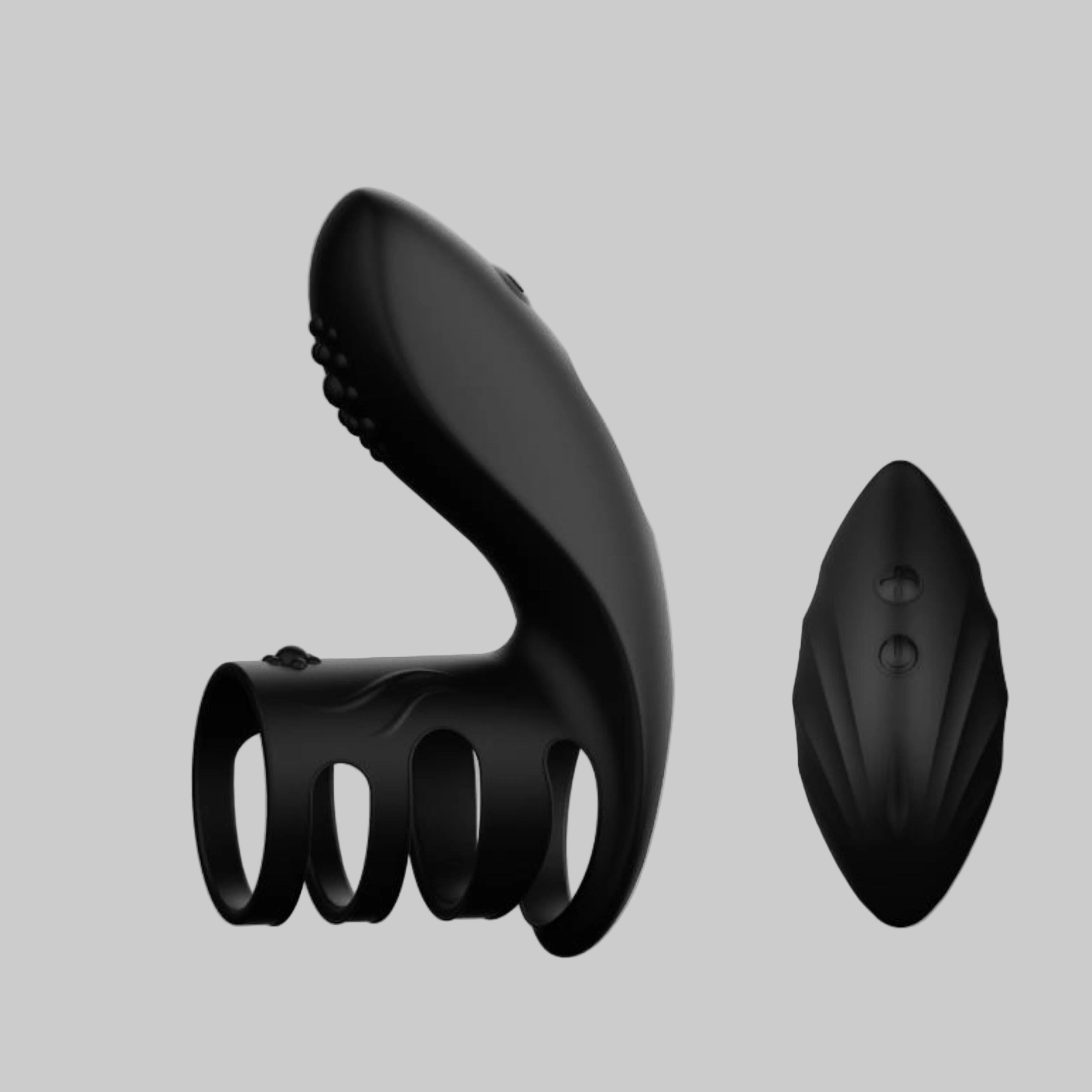 VIBRATING COCK RING WITH REMOTE