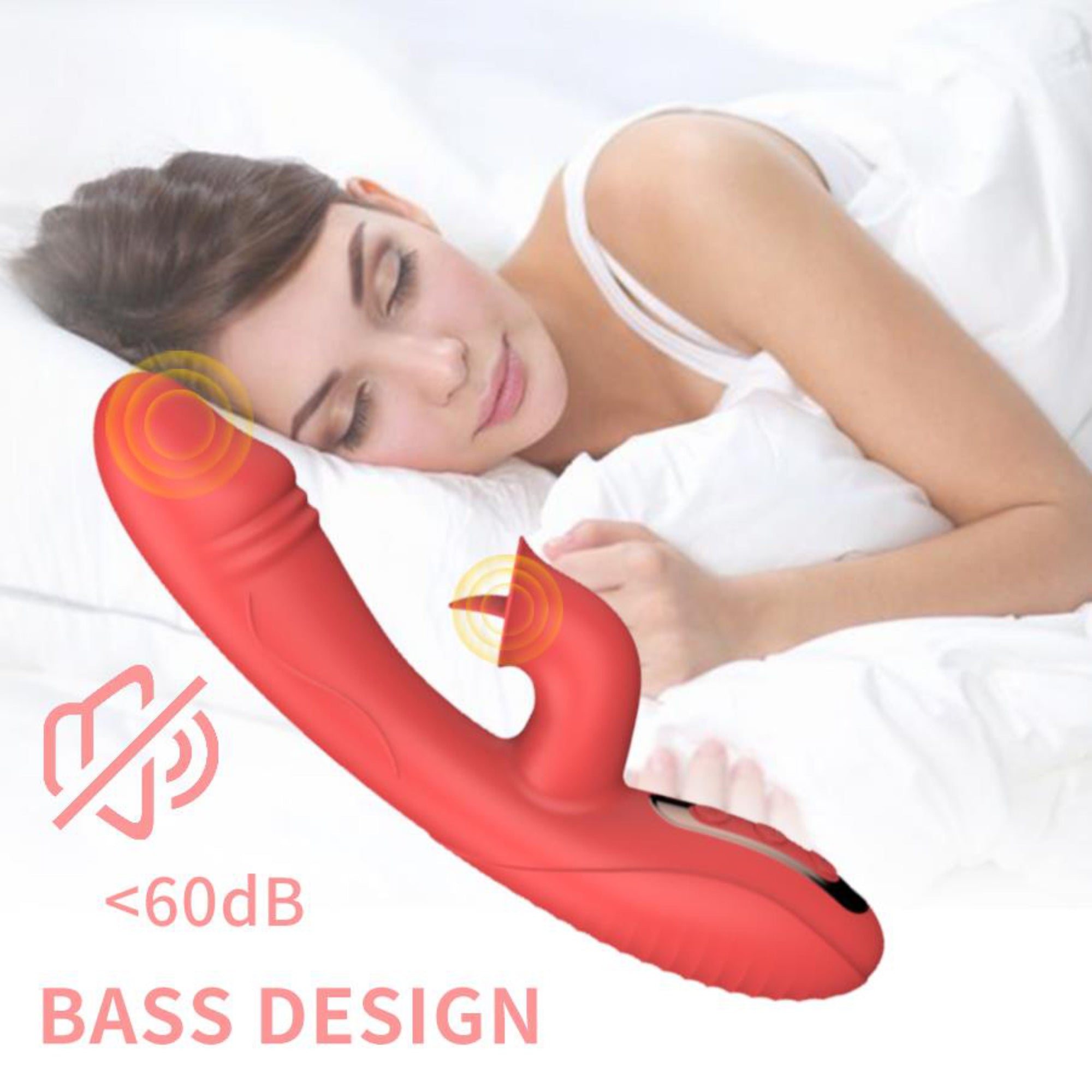 VIBRATOR WITH CLIT LICKING TONGUE