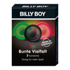 Var. Billy Boy Condoms - 3pcs - Coloured