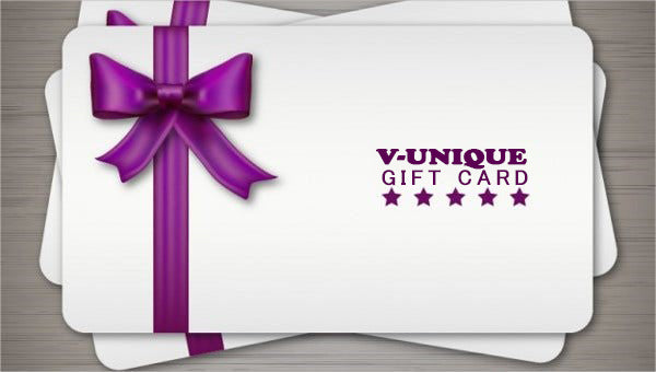 V-unique Gift Cards