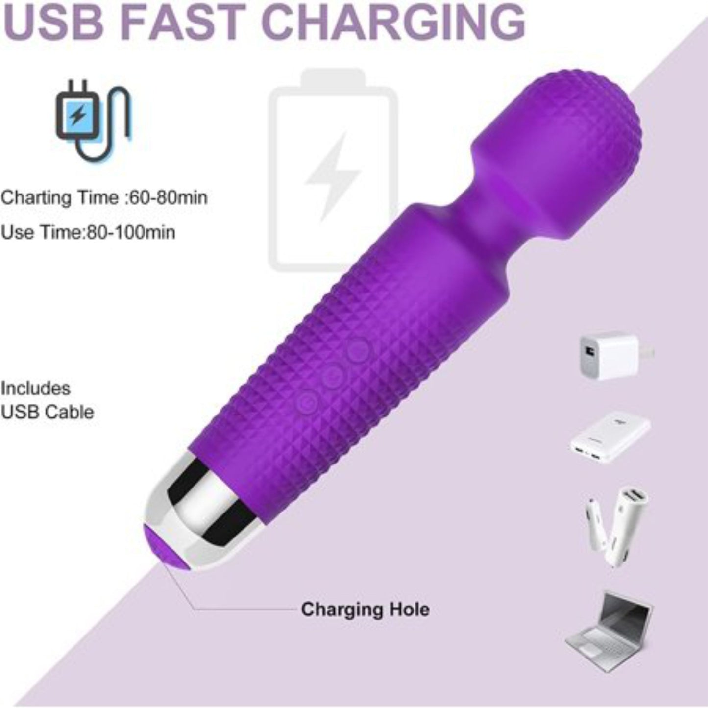 MINI VIBRATING MASSAGE  WAND